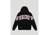 Geedup Co Team Logo Hoodie - Black/Dusty Pink